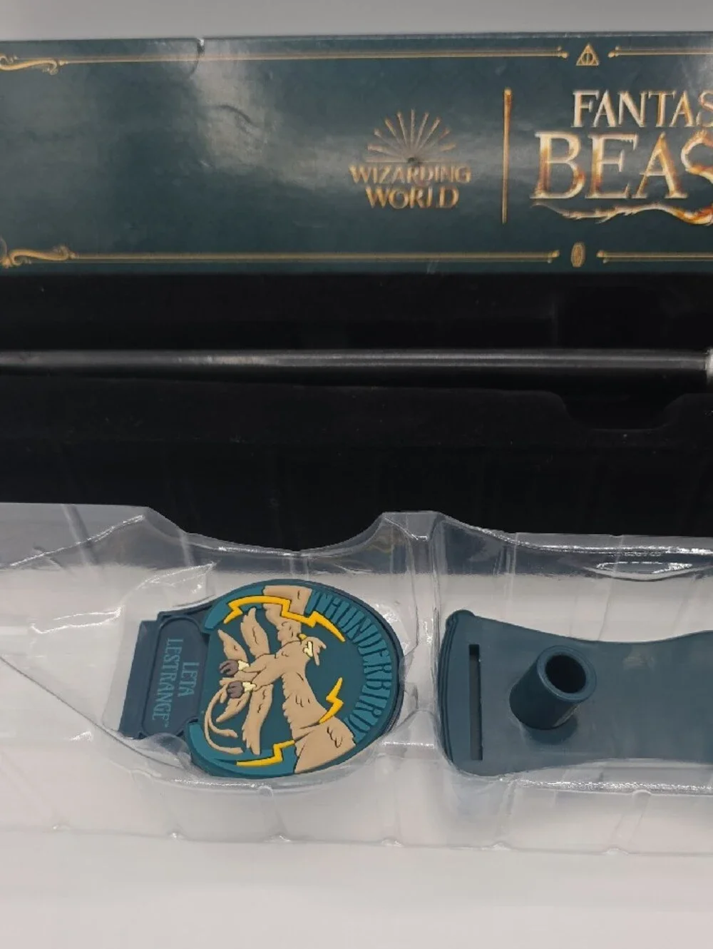 Fantastic Beasts Leta Lestrange Wand with Silver Accents And Stand